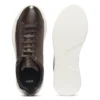 Sneaker aus Leder mit Gummisohle Sneaker aus Leder mit Gummisohle