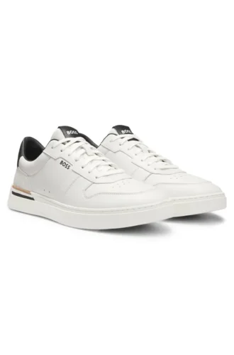 Sneaker aus Leder mit Logo-Detail
