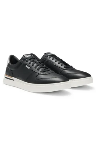 Sneaker aus Leder mit Logo-Detail