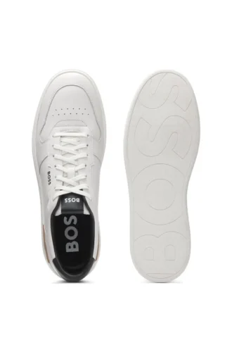 Sneaker aus Leder mit Logo-Detail