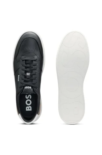 Sneaker aus Leder mit Logo-Detail