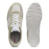 Sneaker aus Mesh und Kunstwildleder