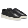 Sneaker aus Nappaleder mit goldfarbenem Logo