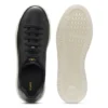 Sneaker aus Nappaleder mit goldfarbenem Logo