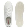 Sneaker aus Nappaleder mit goldfarbenem Logo Sneaker aus Nappaleder mit goldfarbenem Logo