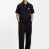 Sneaker aus Nappaleder mit goldfarbenem Logo Sneaker aus Nappaleder mit goldfarbenem Logo
