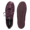 Sneaker aus Nappaleder mit Wildlederbesatz
