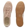 Sneaker aus Wildleder mit Besätzen aus Glattleder