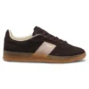 Sneaker aus Wildleder mit Besätzen aus Glattleder