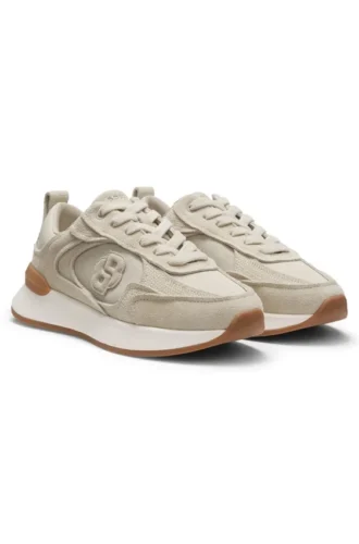 Sneaker aus Wildleder mit Double-B-Monogramm