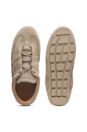 Sneaker aus Wildleder mit Double-B-Monogramm