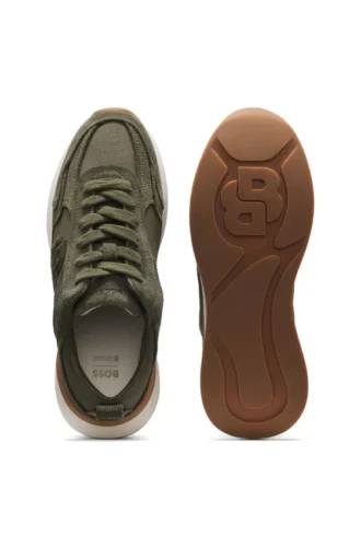Sneaker aus Wildleder mit Double-B-Monogramm
