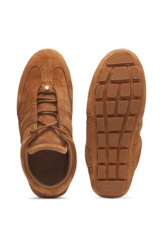 Sneaker aus Wildleder mit Double-B-Monogramm