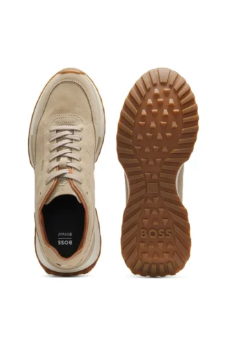 Sneaker aus Wildleder mit Perforationen