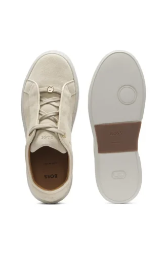 Sneaker aus Wildleder mit verstecktem Keilabsatz
