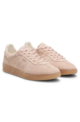 Sneaker mit Gummisohle aus Wildleder