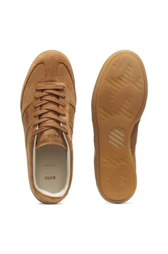 Sneaker mit Gummisohle aus Wildleder