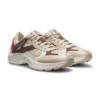 Sneaker mit Logo-Fersenlasche und Details aus offenem Mesh