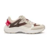 Sneaker mit Logo-Fersenlasche und Details aus offenem Mesh