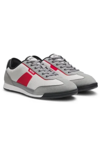 Sneaker mit Mesh-Details