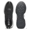 Sneaker mit Mesh-Details aus verschiedenen Materialien
