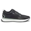 Sneaker mit Mesh-Details aus verschiedenen Materialien