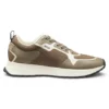 Sneaker mit Mesh-Details aus verschiedenen Materialien