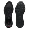 Sneaker mit Monogramm-Jacquard und Kunstwildlederbesatz