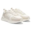 Sneaker mit Wildlederbesatz aus Kunstleder