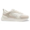 Sneaker mit Wildlederbesatz aus Kunstleder