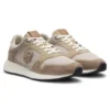 Sneaker mit Wildlederbesatz und Double-B-Monogramm
