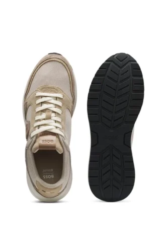 Sneaker mit Wildlederbesatz und Double-B-Monogramm