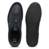 Sneaker mit Wildlederbesatz und gerippter Sohle