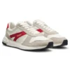 Sneaker mit Wildlederbesatz und Logo-Details
