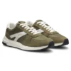 Sneaker mit Wildlederbesatz und Logo-Details