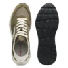 Sneaker mit Wildlederbesatz und Logo-Details