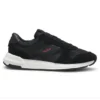 Sneaker mit Wildlederbesatz und Logo-Details