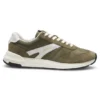 Sneaker mit Wildlederbesatz und Logo-Details