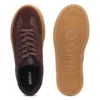 Sneaker mit Wildlederbesatz und niedrigem Profil