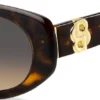 Sonnenbrille aus Acetat in Schildpattoptik mit Double-B-Monogramm
