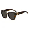 Sonnenbrille aus Havanna-Acetat mit Double-B-Monogramm