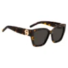 Sonnenbrille aus Havanna-Acetat mit Double-B-Monogramm
