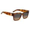 Sonnenbrille aus Havanna-Acetat mit Double-B-Monogramm