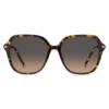 Sonnenbrille aus Havanna-Acetat mit goldfarbenen Bügeln