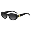 Sonnenbrille aus schwarzem Acetat mit Double-B-Monogramm