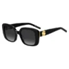 Sonnenbrille aus schwarzem Acetat mit Double-B-Monogramm