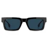 Sonnenbrille aus schwarzem Acetat mit Double-B-Monogramm Sonnenbrille aus schwarzem Acetat mit Double-B-Monogramm