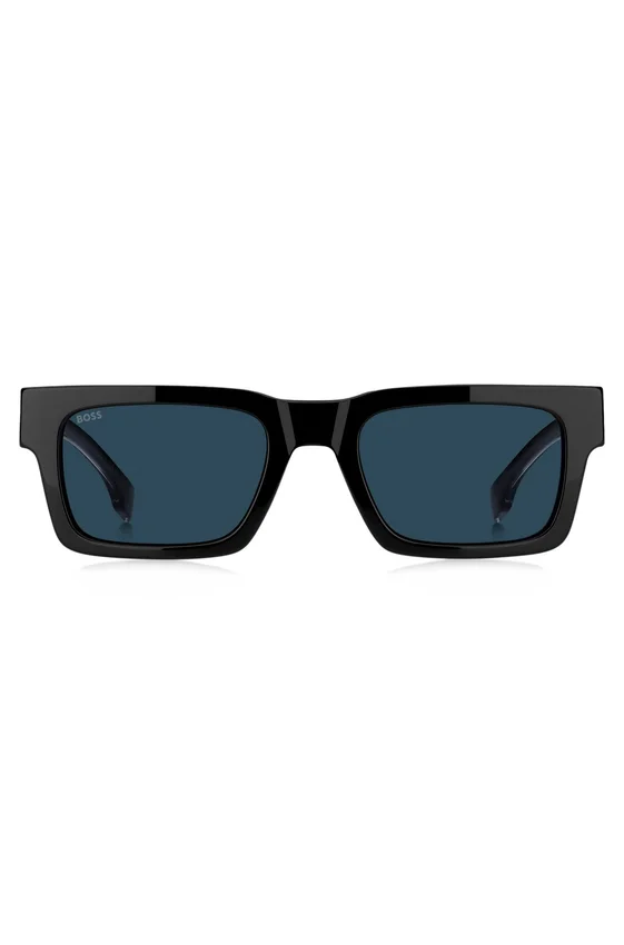 Sonnenbrille aus schwarzem Acetat mit Double-B-Monogramm Sonnenbrille aus schwarzem Acetat mit Double-B-Monogramm