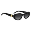 Sonnenbrille aus schwarzem Acetat mit Double-B-Monogramm