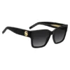 Sonnenbrille aus schwarzem Acetat mit Double-B-Monogramm